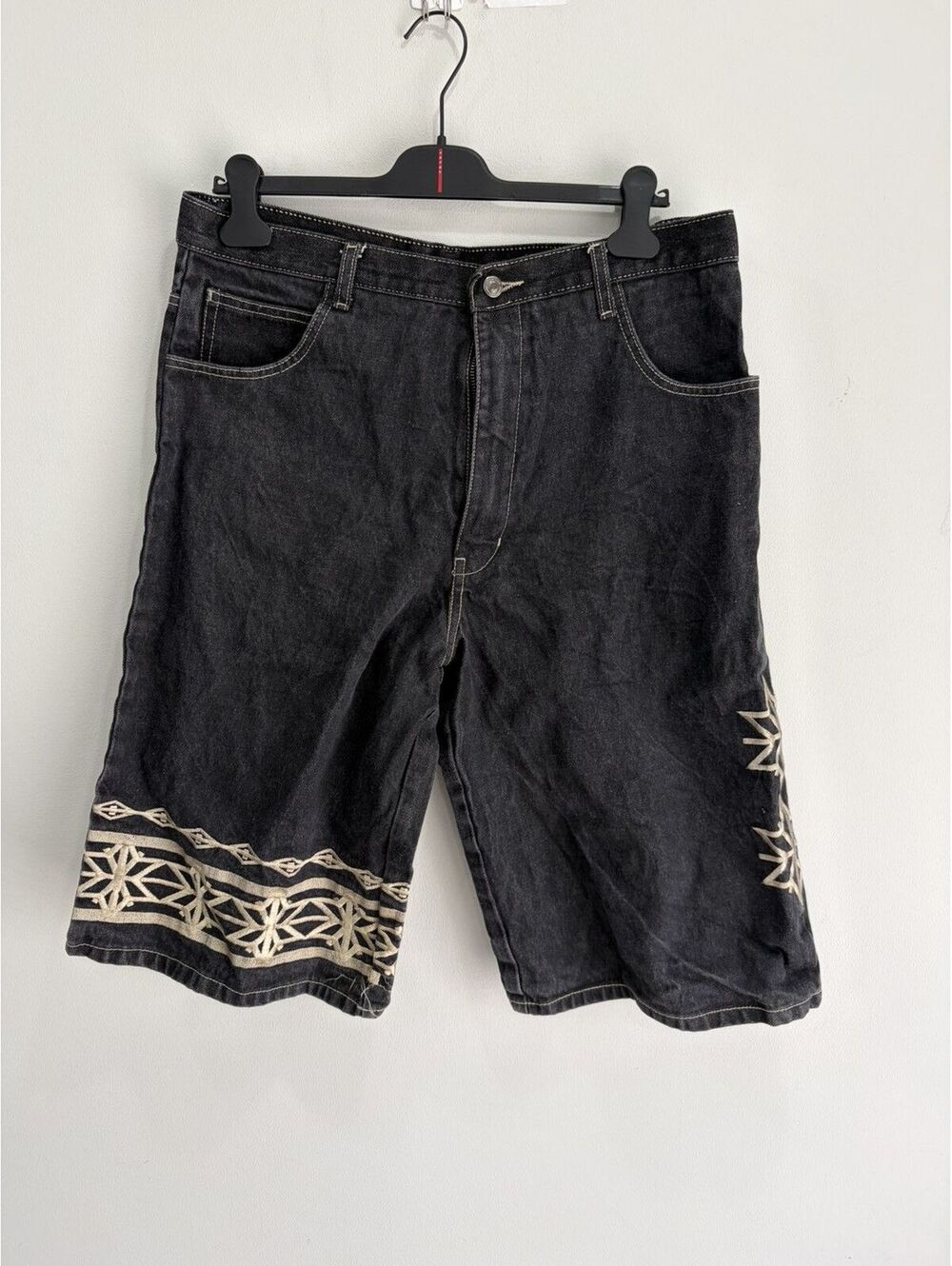 Vintate Baggy Denim Jean Shorts Jorts Y2k 36